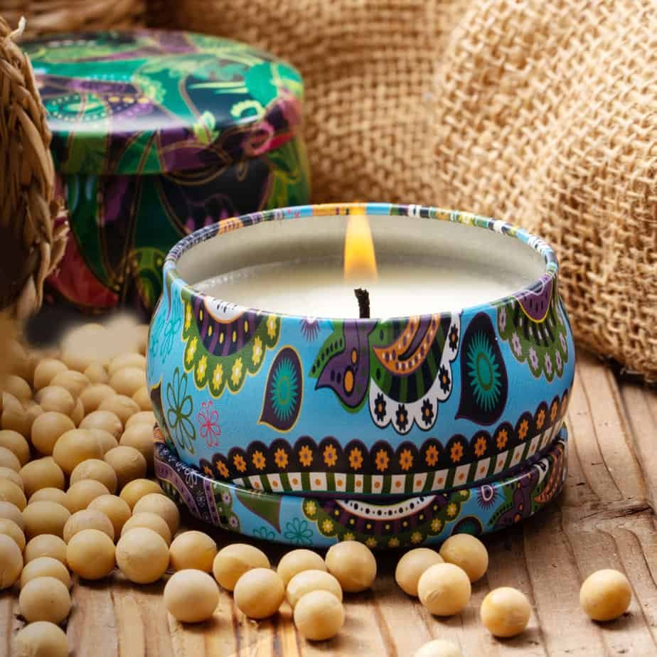 scented soy candle